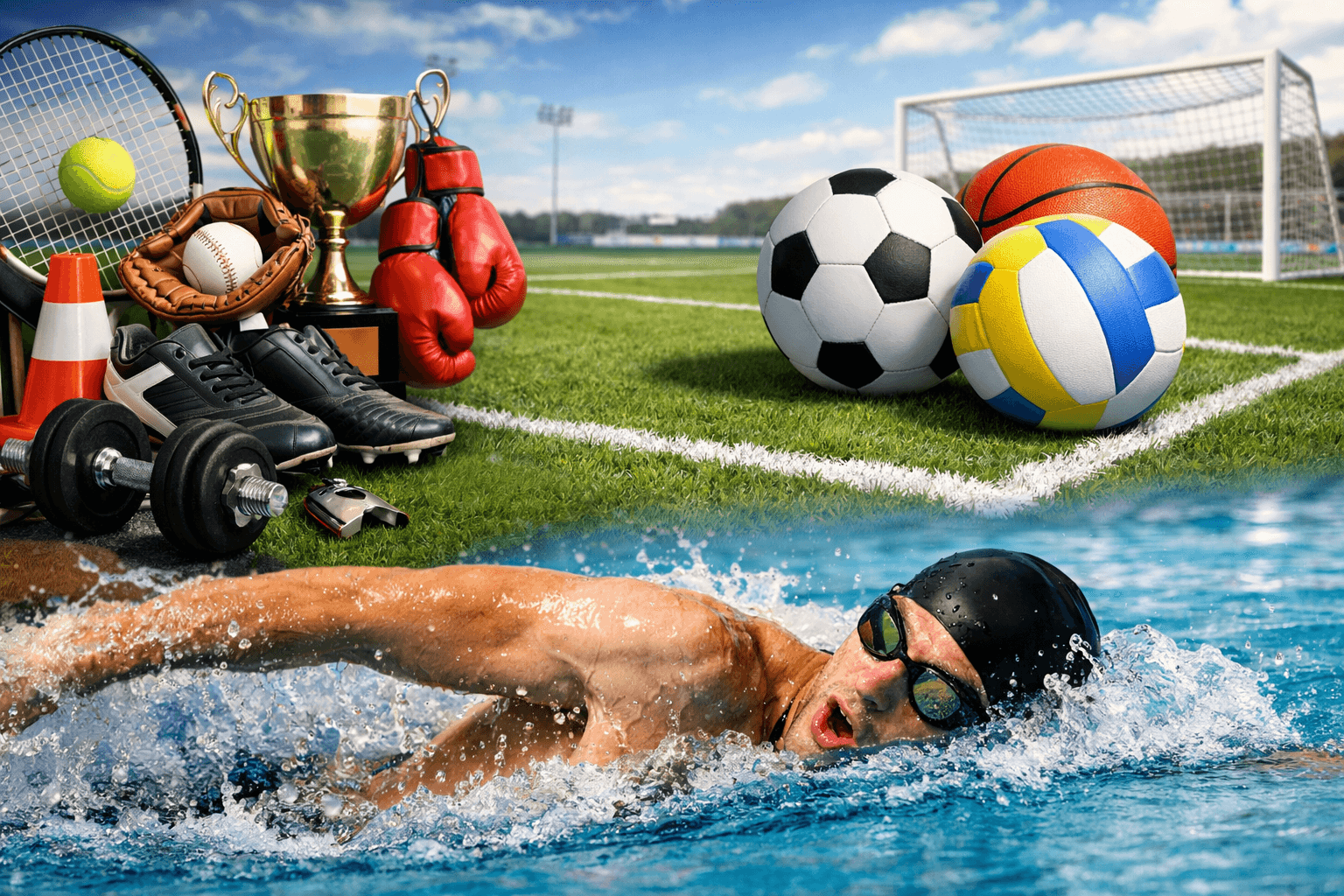 Personas practicando deporte