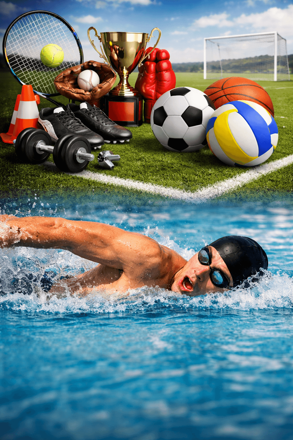 Personas practicando deporte